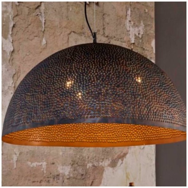 Pendel,  70 cm., sort-brun metal