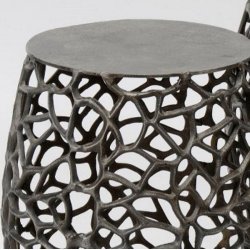 Sofabordsst, sort nikkel.