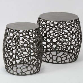 Sofabordss�t, sort nikkel.