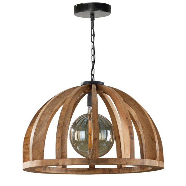 Hndlavet pendel i massiv mangotr