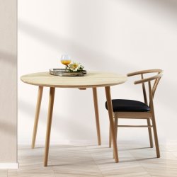 Spisebord, massiv bg,  100 cm.