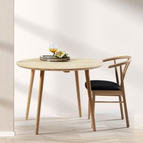 Spisebord, massiv bg,  100 cm.