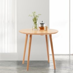 Spisebord, massiv bg,  80 cm.