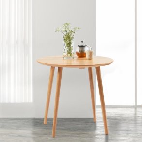 Spisebord, massiv bg,  80 cm.