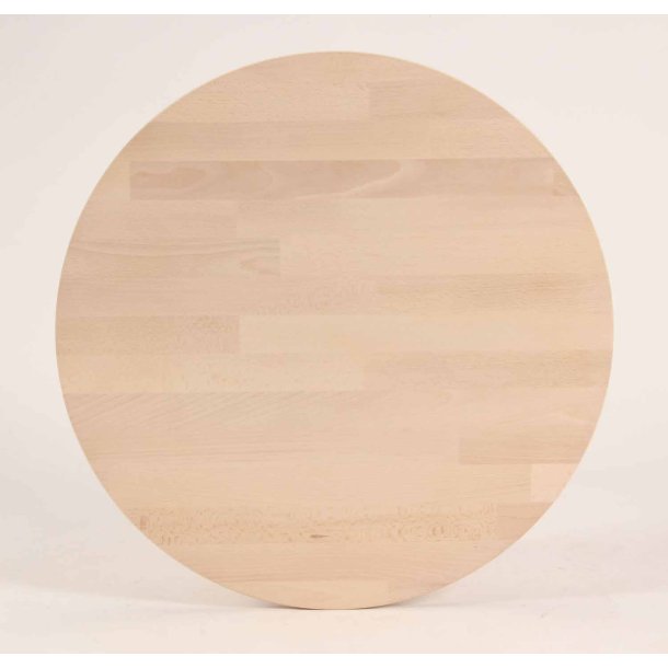 Sofabord i massiv bg,  organisk trekant 93 x 65 cm., hjde 50 cm.