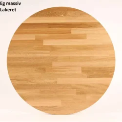 Sofabord i egetr, 60 x 120 cm.